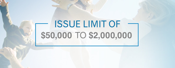 Issue limit of $50,000 to $2,000,000