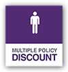Multiple policy discount